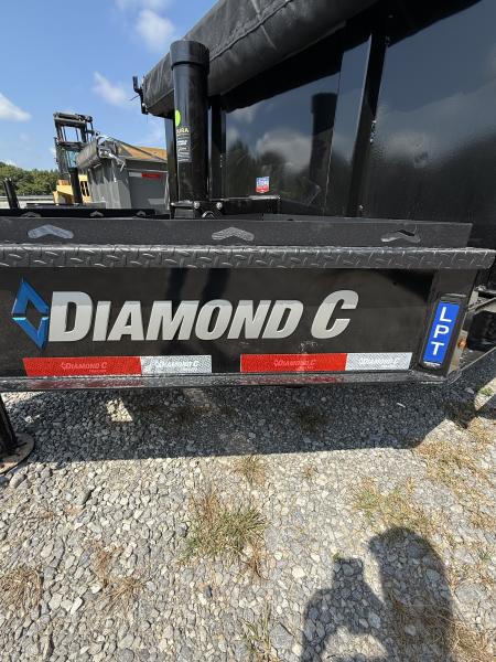 New 2027 Diamond C LPT 207 14’ Dump Trailer, PACESETTER EDITION, HYD JACK, HEAVY FENDERS, 32” FENDERS