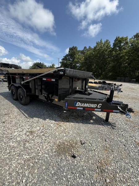 New 2027 Diamond C LPT 207 14’ Dump Trailer, PACESETTER EDITION, HYD JACK, HEAVY FENDERS, 32” FENDERS