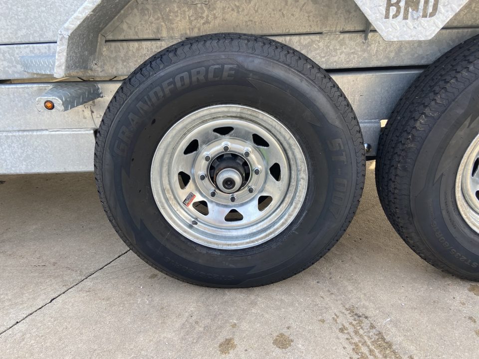 New BND Galvanized 7X14 Dump Trailer