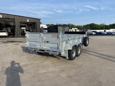 New BND Galvanized 7X14 Dump Trailer