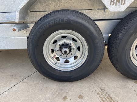New BND Galvanized 7X14 Dump Trailer