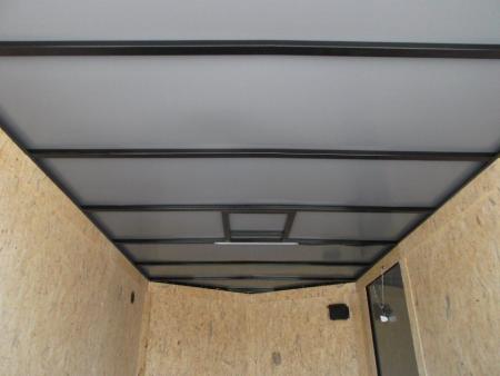 New 2027 Covered Wagon Trailers 6x12 Cargo Trailer / Enclosed Trailer / Motorcycle Trailer / 6'6" Interior / Extra Wide Ramp / RV Side Door / .030 Charcoal Gray Semi-Screwless Exterior / Black Out Package