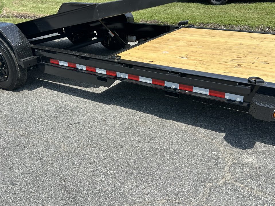 New 2027 Big Tex 16TI Tilt Trailer, 83X22 (16ft Tilt+6ft Stationary), 8K Axles, I-Beam Frame , Fork Holders