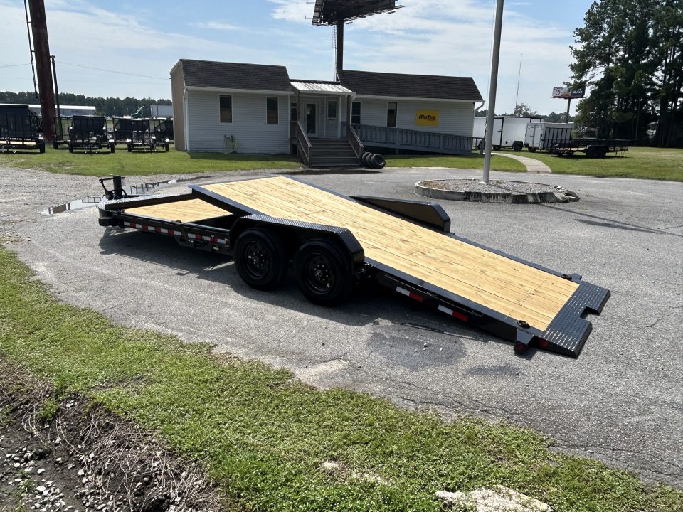 New 2027 Big Tex 16TI Tilt Trailer, 83X22 (16ft Tilt+6ft Stationary), 8K Axles, I-Beam Frame , Fork Holders