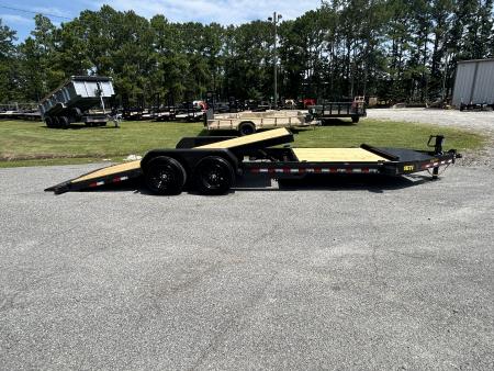 New 2027 Big Tex 16TI Tilt Trailer, 83X22 (16ft Tilt+6ft Stationary), 8K Axles, I-Beam Frame , Fork Holders