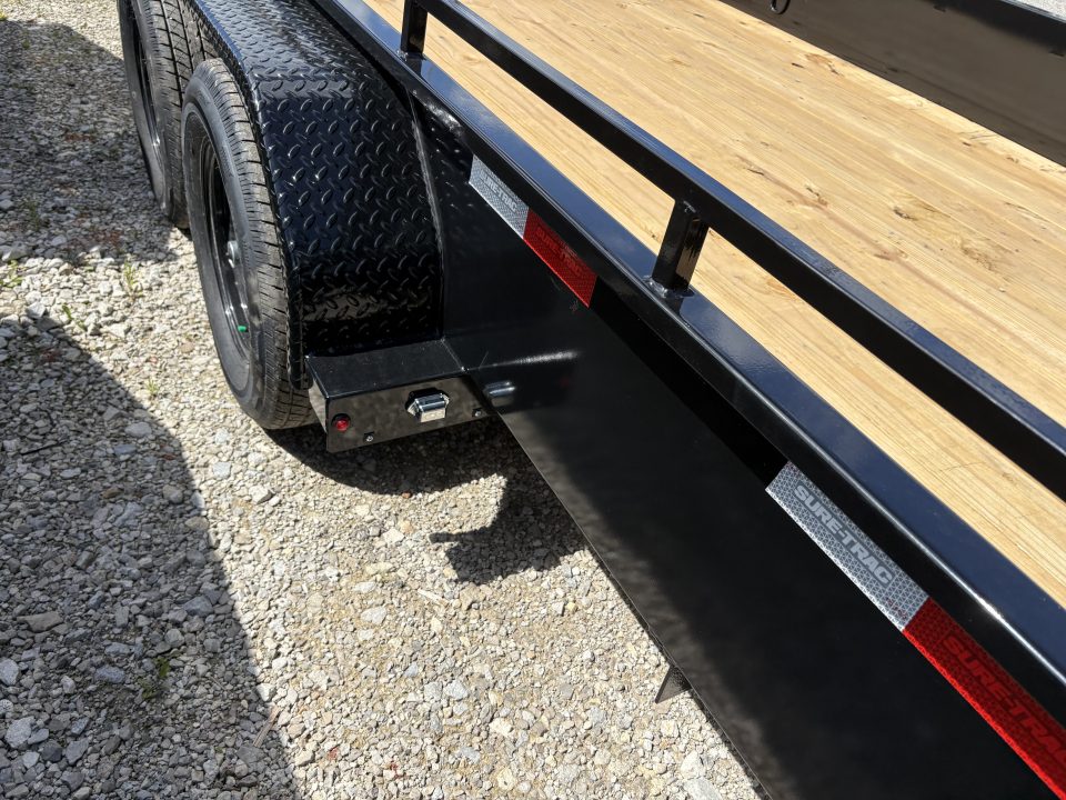 New 2027 Sure-Trac 7X18 TANDEM STEEL HIGH SIDE Utility Trailer