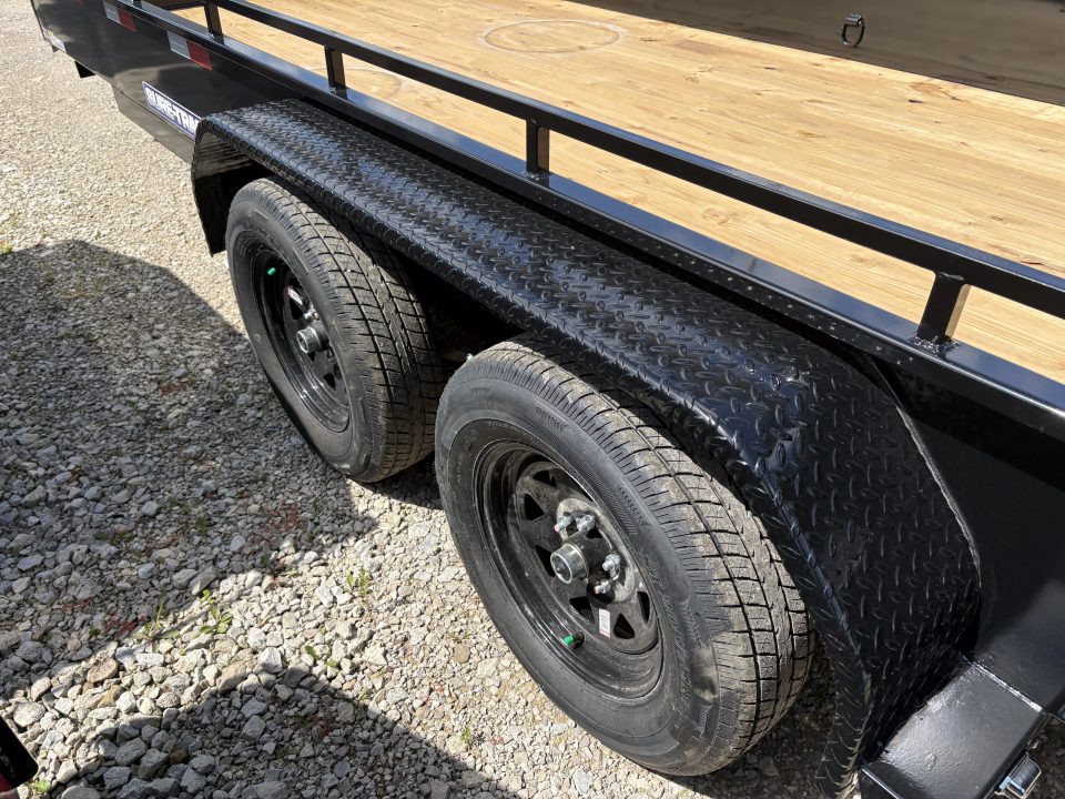 New 2027 Sure-Trac 7X18 TANDEM STEEL HIGH SIDE Utility Trailer