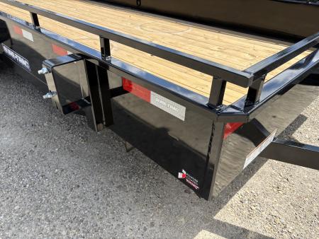New 2027 Sure-Trac 7X18 TANDEM STEEL HIGH SIDE Utility Trailer