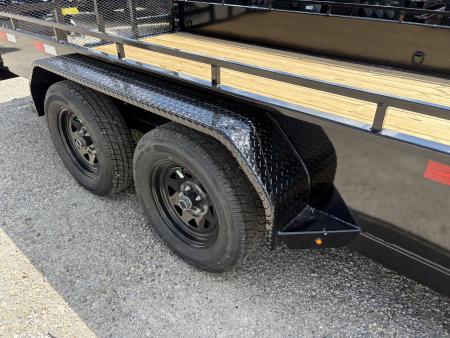 New 2027 Sure-Trac 7X18 TANDEM STEEL HIGH SIDE Utility Trailer