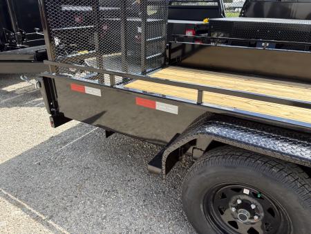 New 2027 Sure-Trac 7X18 TANDEM STEEL HIGH SIDE Utility Trailer