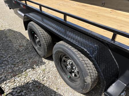 New 2027 Sure-Trac 7X18 TANDEM STEEL HIGH SIDE Utility Trailer
