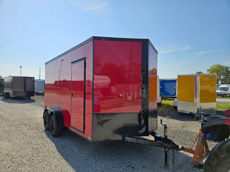 New 2026 Maximum Cargo Trailers 7x14 TA, 7' interior height , 3.5k axles, .080 polycore Cargo / Enclosed Trailer