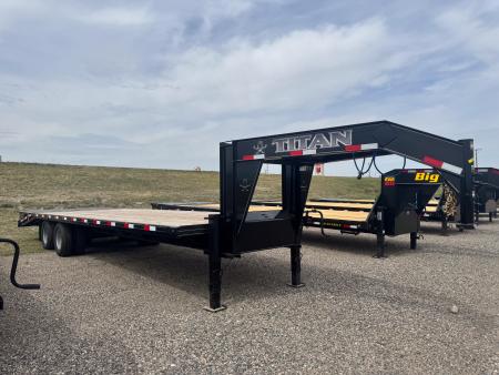 New 2026 Titan Trailer 30' WIDE GLIDE TANDEM DUAL Deckover Trailer