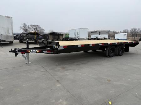New 2027 H&H 102 x20' 10k Standard Duty Bumper Pull Deckover Trailer