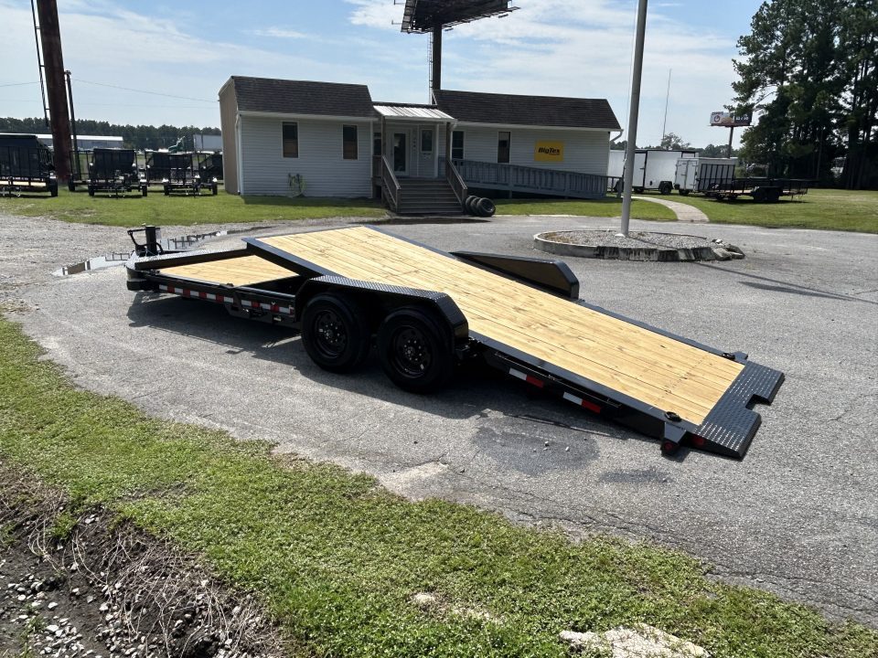 New 2027 Big Tex 16TI Tilt Trailer, 83X22 (16ft Tilt+6ft Stationary), 8K Axles, I-Beam Frame , Fork Holders