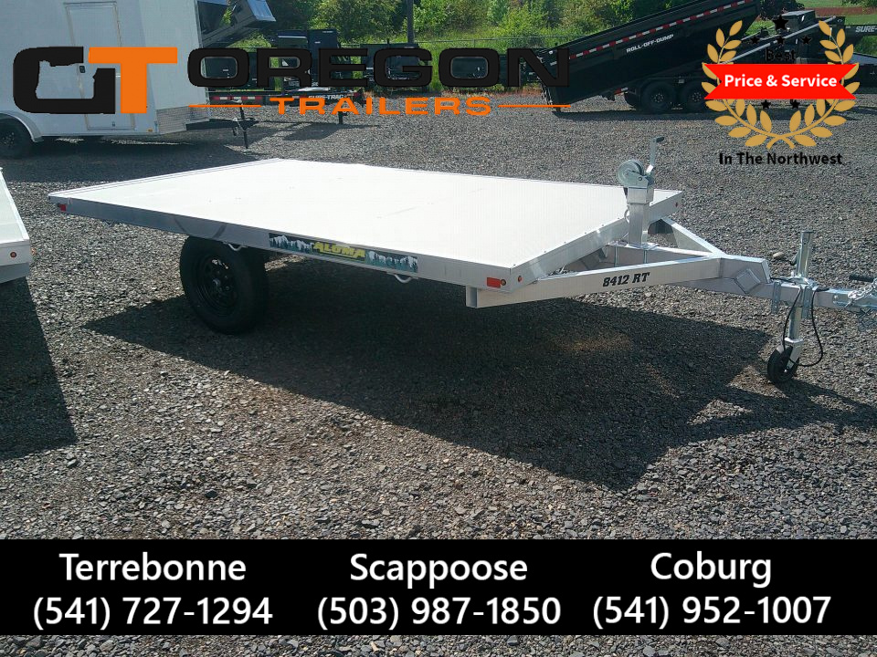 New 7x12 2.2k Aluma Raft Trailer