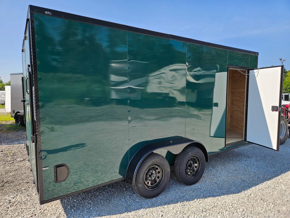New 2026 Maximum Cargo Trailers 7x16 TA, 7' interior height , 3.5k axles, .080 polycore Cargo / Enclosed Trailer