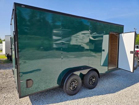 New 2026 Maximum Cargo Trailers 7x16 TA, 7' interior height , 3.5k axles, .080 polycore Cargo / Enclosed Trailer