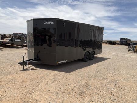 New 2027 Compass 8.5x20' Enclosed Cargo Trailer - Indigo DLX*