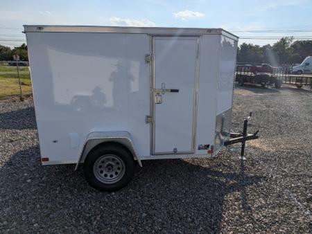 New 2027 Covered Wagon Trailers 5x8 Gold Series w/ Ramp Door Cargo / Enclosed Trailer