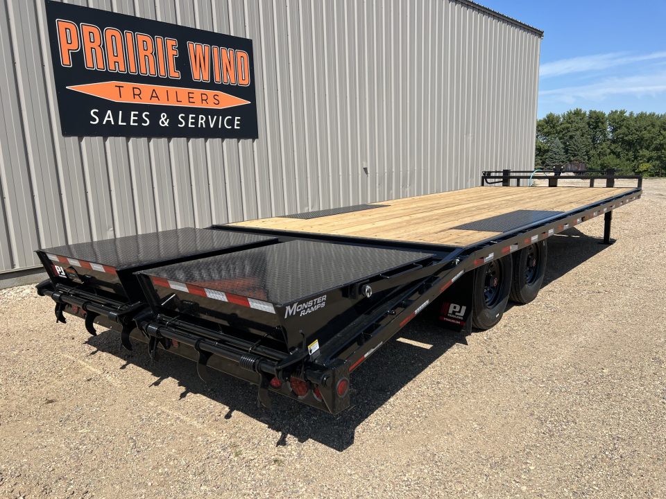 New 2027 PJ Trailers 24 Deckover F8 8K Axles Equipment Trailer