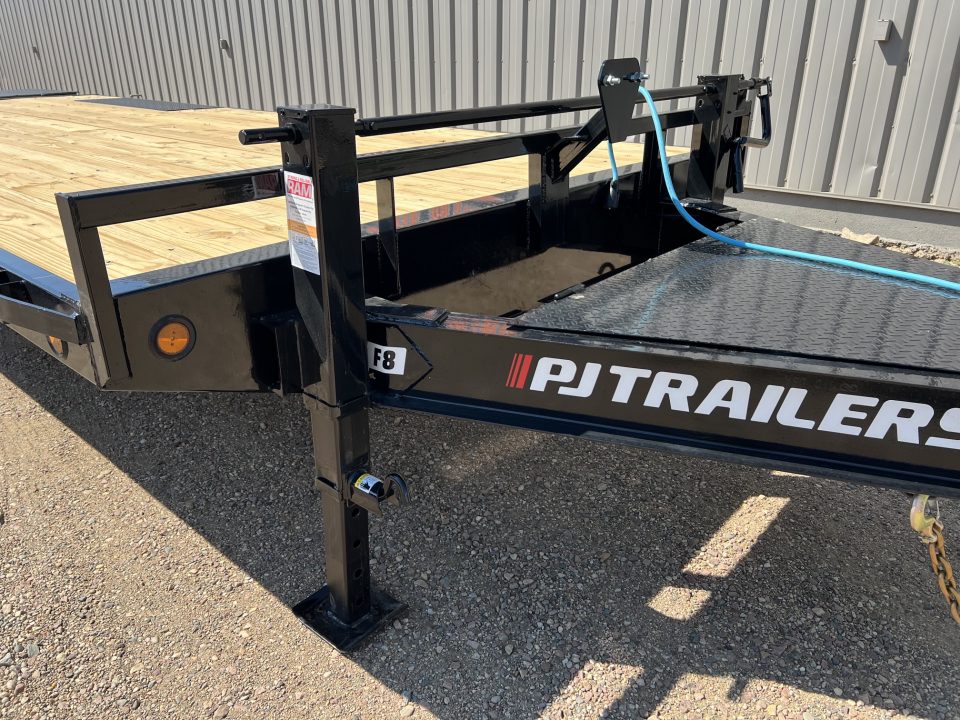 New 2027 PJ Trailers 24 Deckover F8 8K Axles Equipment Trailer