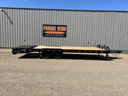 New 2027 PJ Trailers 24 Deckover F8 8K Axles Equipment Trailer