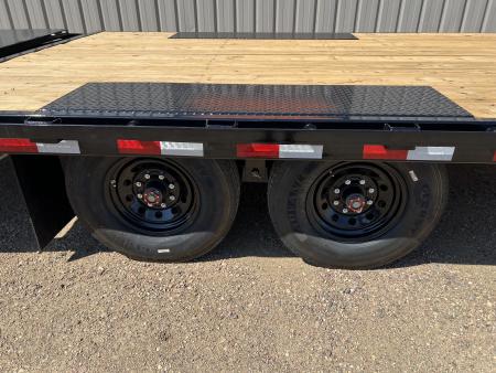 New 2027 PJ Trailers 24 Deckover F8 8K Axles Equipment Trailer