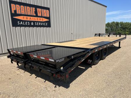 New 2027 PJ Trailers 24 Deckover F8 8K Axles Equipment Trailer
