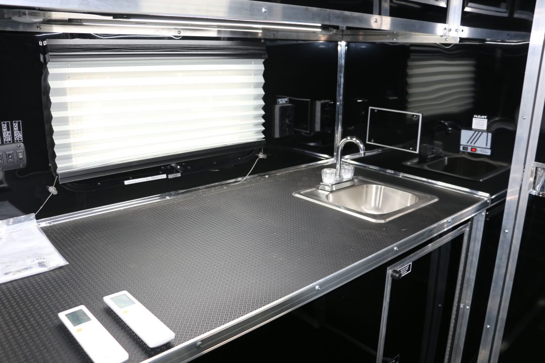 New 2026 Cargo Mate 8.5 X 44 ELIMINATOR SS RACE TRAILER W/ BATH, BED AND MUCH MORE