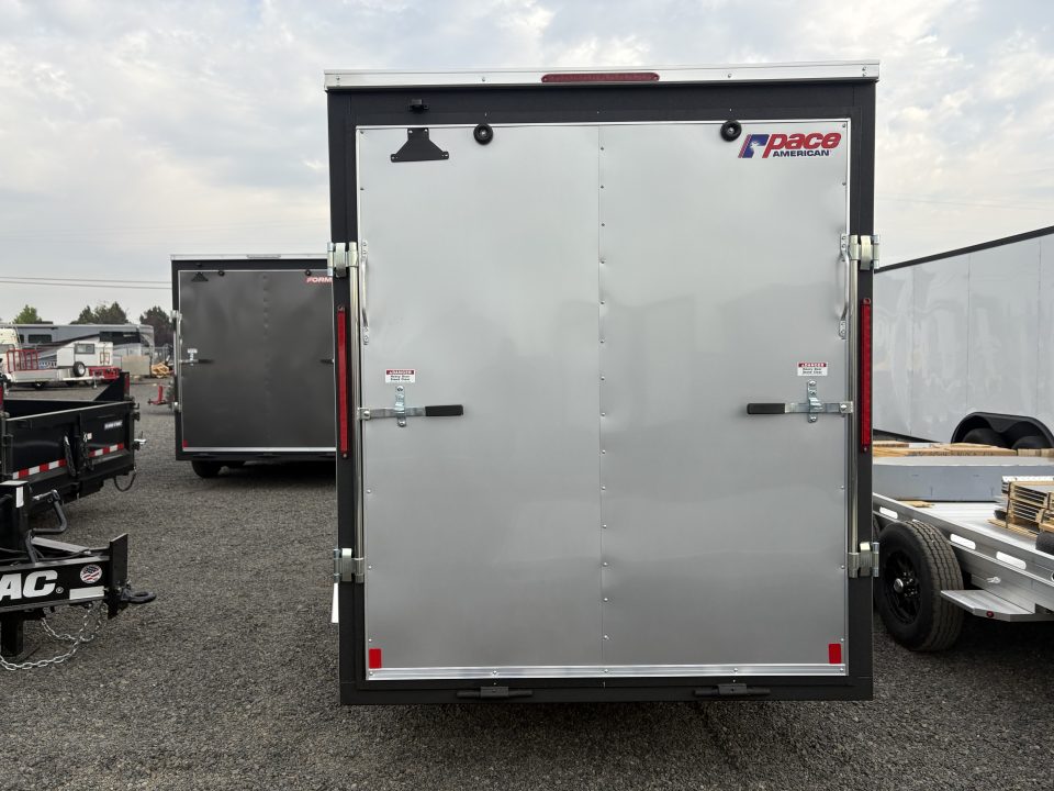 New 6X12 3k Pace American Outback DLX Enclosed Cargo