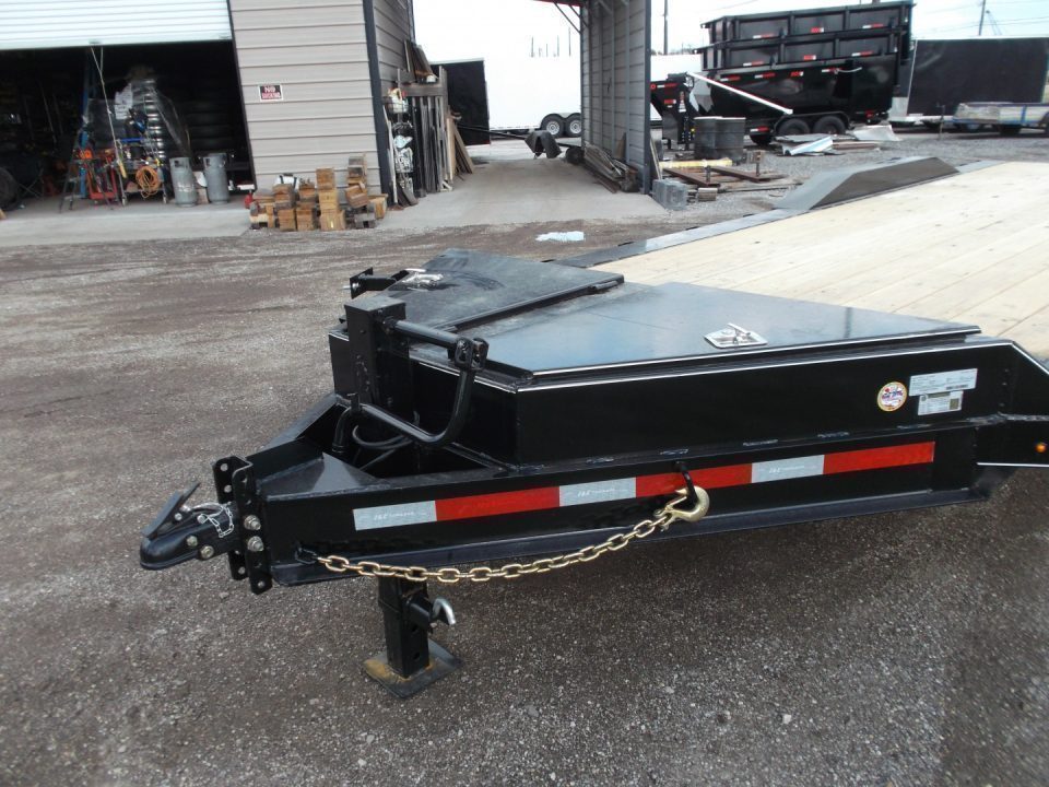 New 2027 J&C Trailers 102x24 12K Car Hauler / Equipment Hauler / 6K Axles / Drive Over Fenders / C-Channel Stow Away Ramps