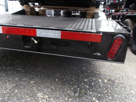 New 2027 J&C Trailers 102x24 12K Car Hauler / Equipment Hauler / 6K Axles / Drive Over Fenders / C-Channel Stow Away Ramps