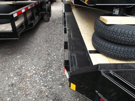 New 2027 J&C Trailers 102x24 12K Car Hauler / Equipment Hauler / 6K Axles / Drive Over Fenders / C-Channel Stow Away Ramps