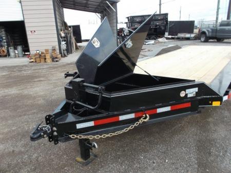 New 2027 J&C Trailers 102x24 12K Car Hauler / Equipment Hauler / 6K Axles / Drive Over Fenders / C-Channel Stow Away Ramps