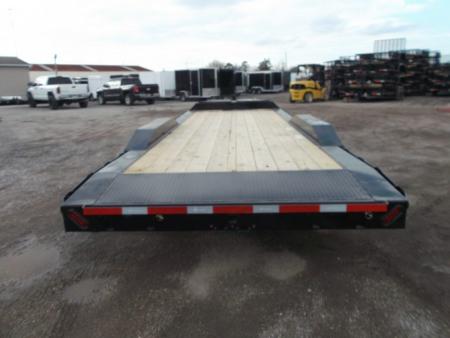 New 2027 J&C Trailers 102x24 12K Car Hauler / Equipment Hauler / 6K Axles / Drive Over Fenders / C-Channel Stow Away Ramps