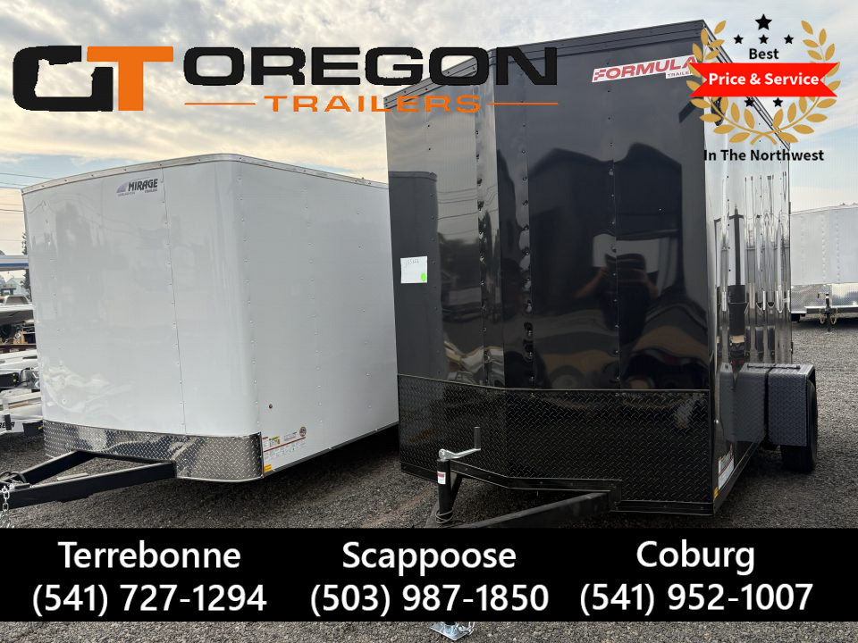New 6x12 3k Formula Traverse Enclosed Cargo