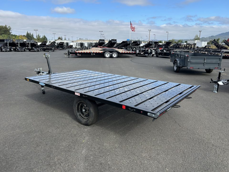 New 2027 RHM Trailers 7x12 Raft Trailer w/ Tower Winch & Rear Roller 2.5K GVWR