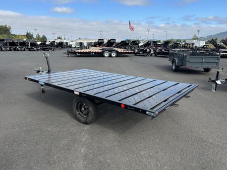 New 2027 RHM Trailers 7x12 Raft Trailer w/ Tower Winch & Rear Roller 2.5K GVWR