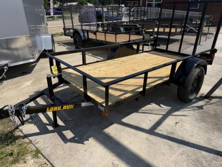 New 2026 Long Run Trailers 5x10 Angle Utility Trailer