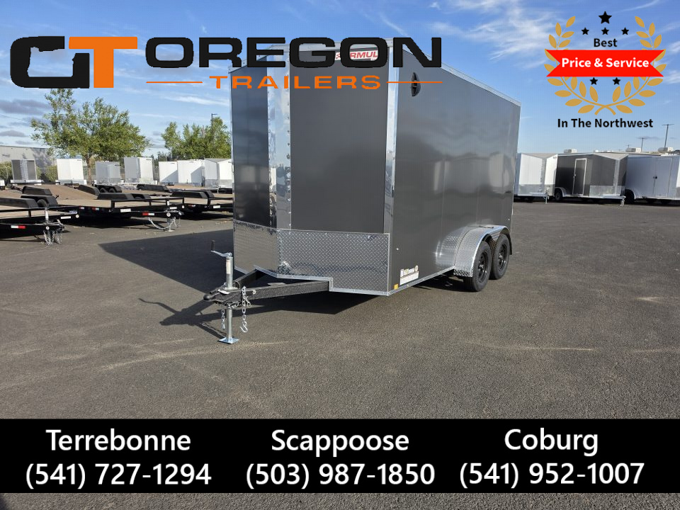 New 2026 Formula 7x14 Traverse Enclosed Trailer w/ D-Rings 7k GVWR