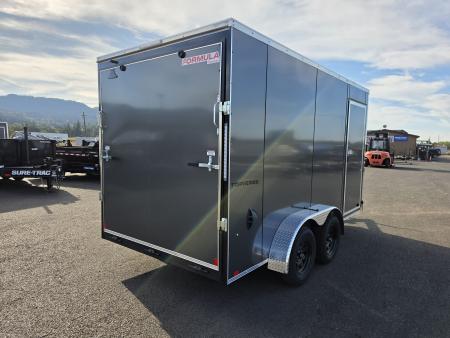 New 2026 Formula 7x14 Traverse Enclosed Trailer w/ D-Rings 7k GVWR
