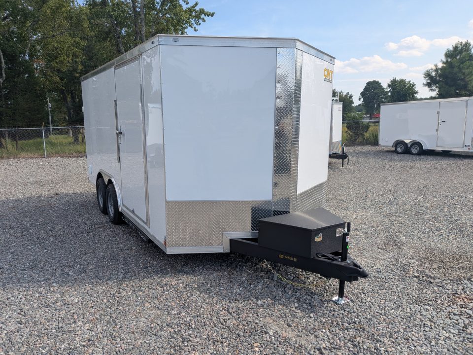 New 2027 Covered Wagon Trailers 8.5x16 10K Gold Series w/ Ramp Door Cargo / Enclosed Trailer