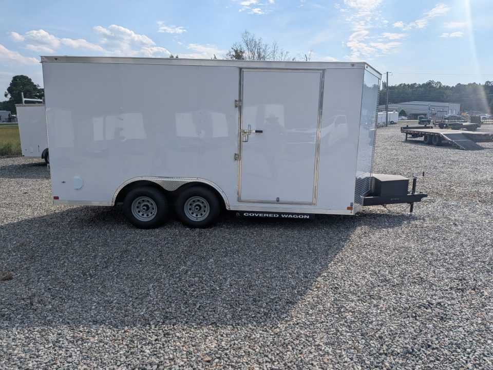 New 2027 Covered Wagon Trailers 8.5x16 10K Gold Series w/ Ramp Door Cargo / Enclosed Trailer
