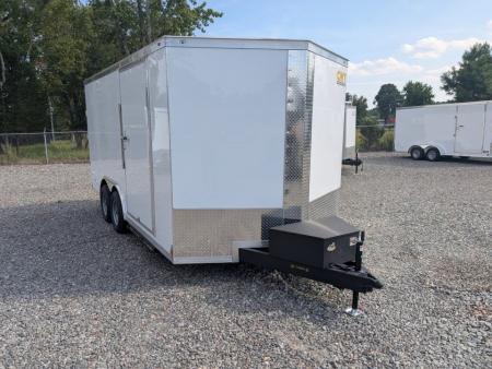 New 2027 Covered Wagon Trailers 8.5x16 10K Gold Series w/ Ramp Door Cargo / Enclosed Trailer
