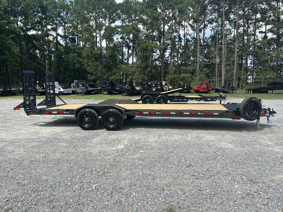 New 2027 Diamond C LPX Equipment Trailer, 82x24, BIG 10K Super Single Axles, #15,550 lbs Payload