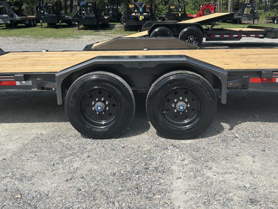 New 2027 Diamond C LPX Equipment Trailer, 82x24, BIG 10K Super Single Axles, #15,550 lbs Payload