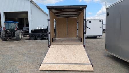 New 2026 BELMONT 7.5 x 16 V-Nose Cargo Trailer w/ Ramp Door (90" INSIDE HEIGHT!!!)