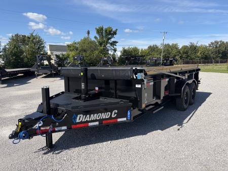 New 2027 Diamond C Trailers LPT207L16X82 (82  X 16') 15.5K Telescopic (Pacesetter Pkg) Dump Trailer