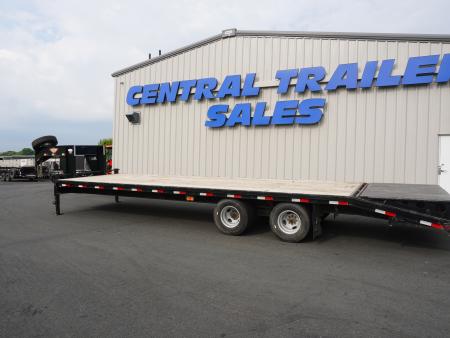 Used 2007 H&H Trailers 8.5x30 Gooseneck Deckover Trailer